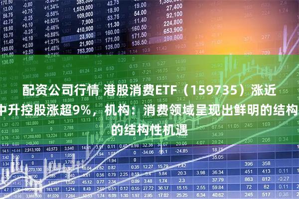 配资公司行情 港股消费ETF(159735)涨近1%,中升控股涨超9%,机构:消费领域呈现出鲜明的结构性机遇